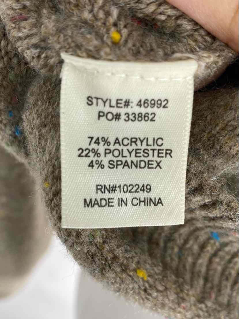 Size M SKIES ARE BLUE Tan Sweater
