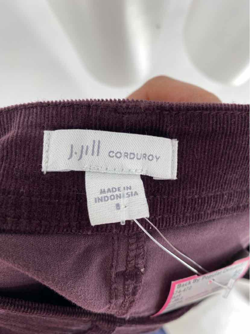 Size 8 J JILL Purple Corduroy Skirt