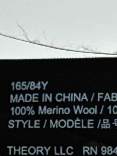 Size Petite THEORY Blue Knit Shirt