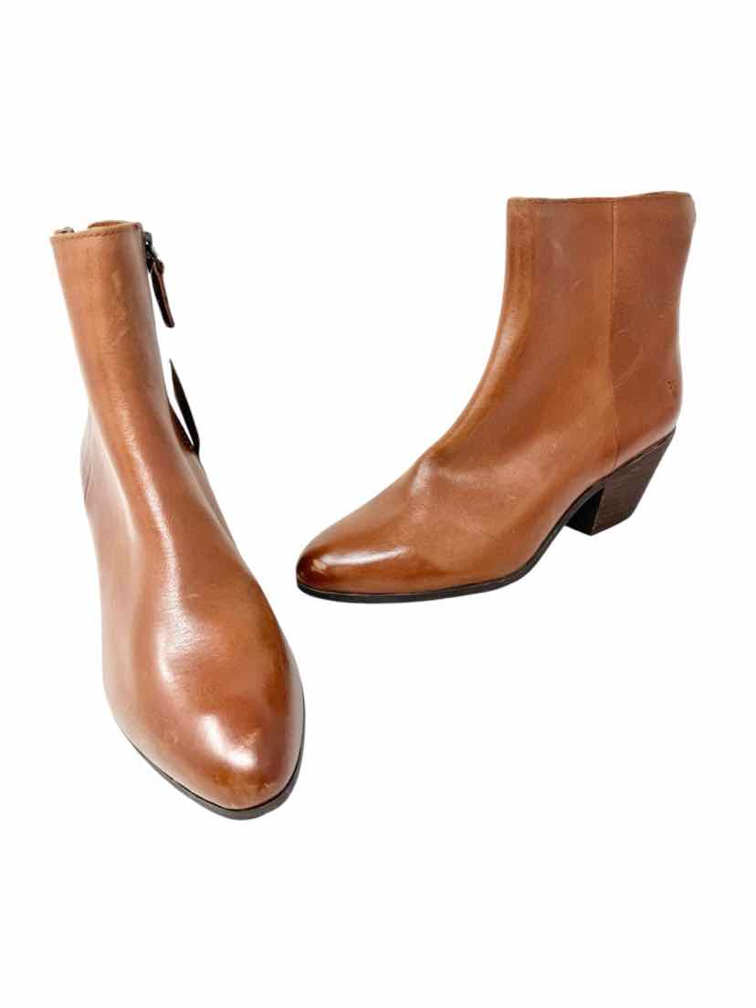 Shoe Size 8.5 Frye Brown Leather Boots