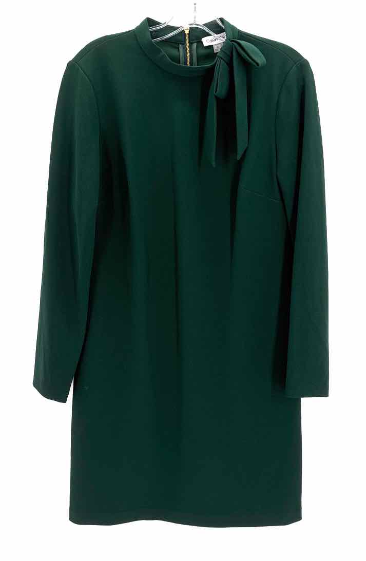 Size 10 Calvin Klein Green Dress