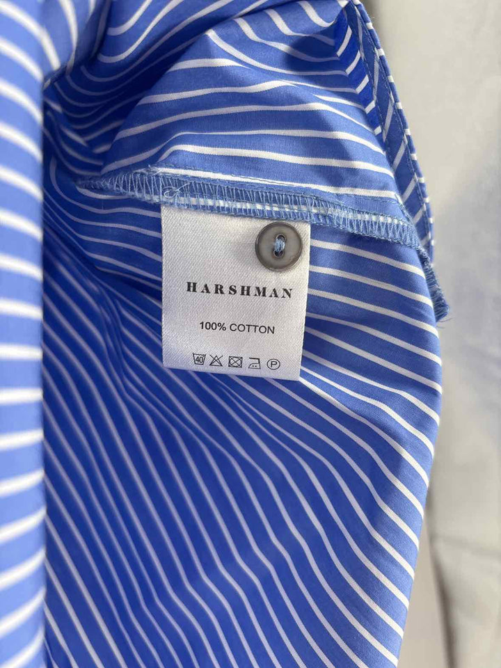 Size M Blue Print Shirt