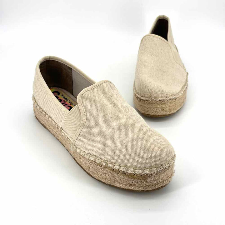 Shoe Size 9 Sam Edeleman Oatmeal Canvas Sneakers