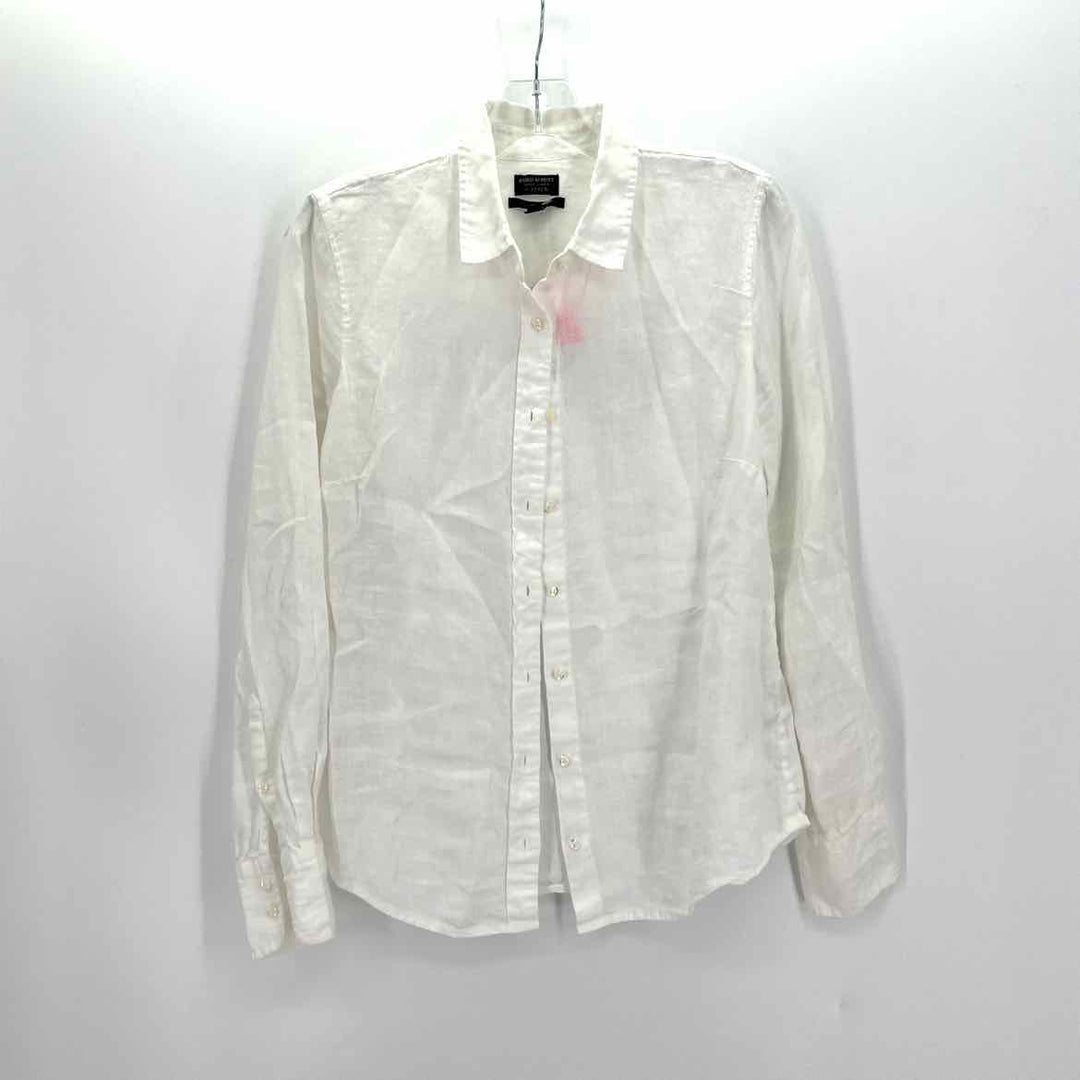 Size 6 J Crew White Shirt