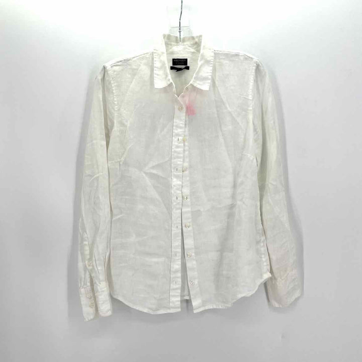 Size 6 J Crew White Shirt
