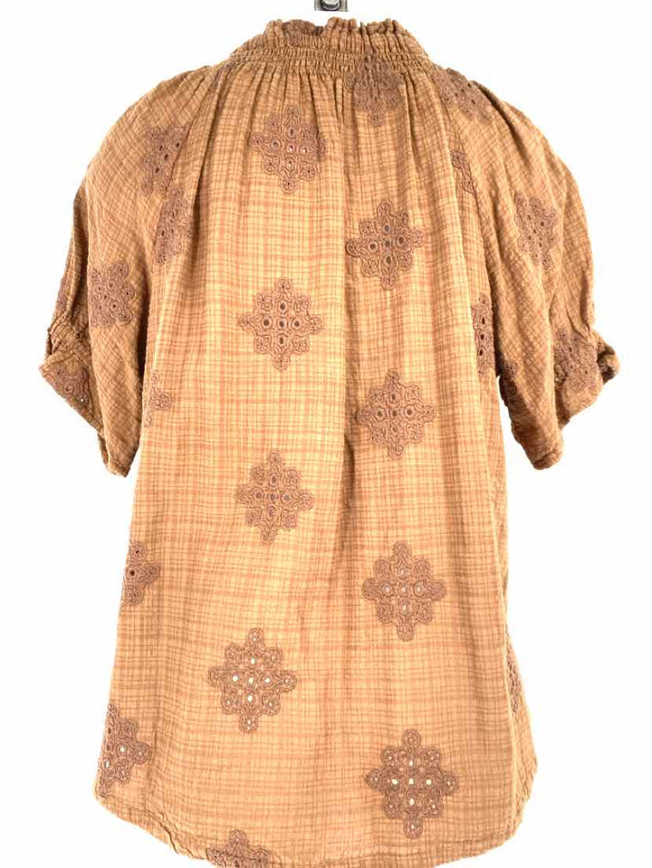 Size L DEMOCRACY Brown Shirt