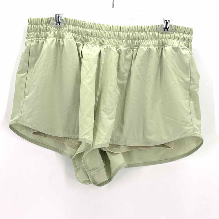 Size L AERIE Green Nylon Shorts