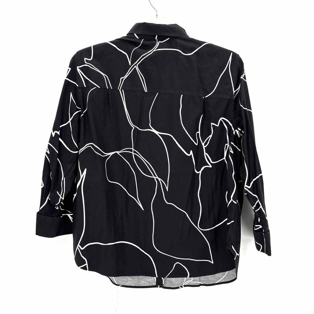 Size 16 Chico's Black/White Shirt