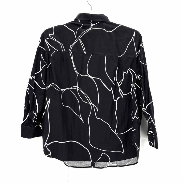 Size 16 Chico's Black/White Shirt