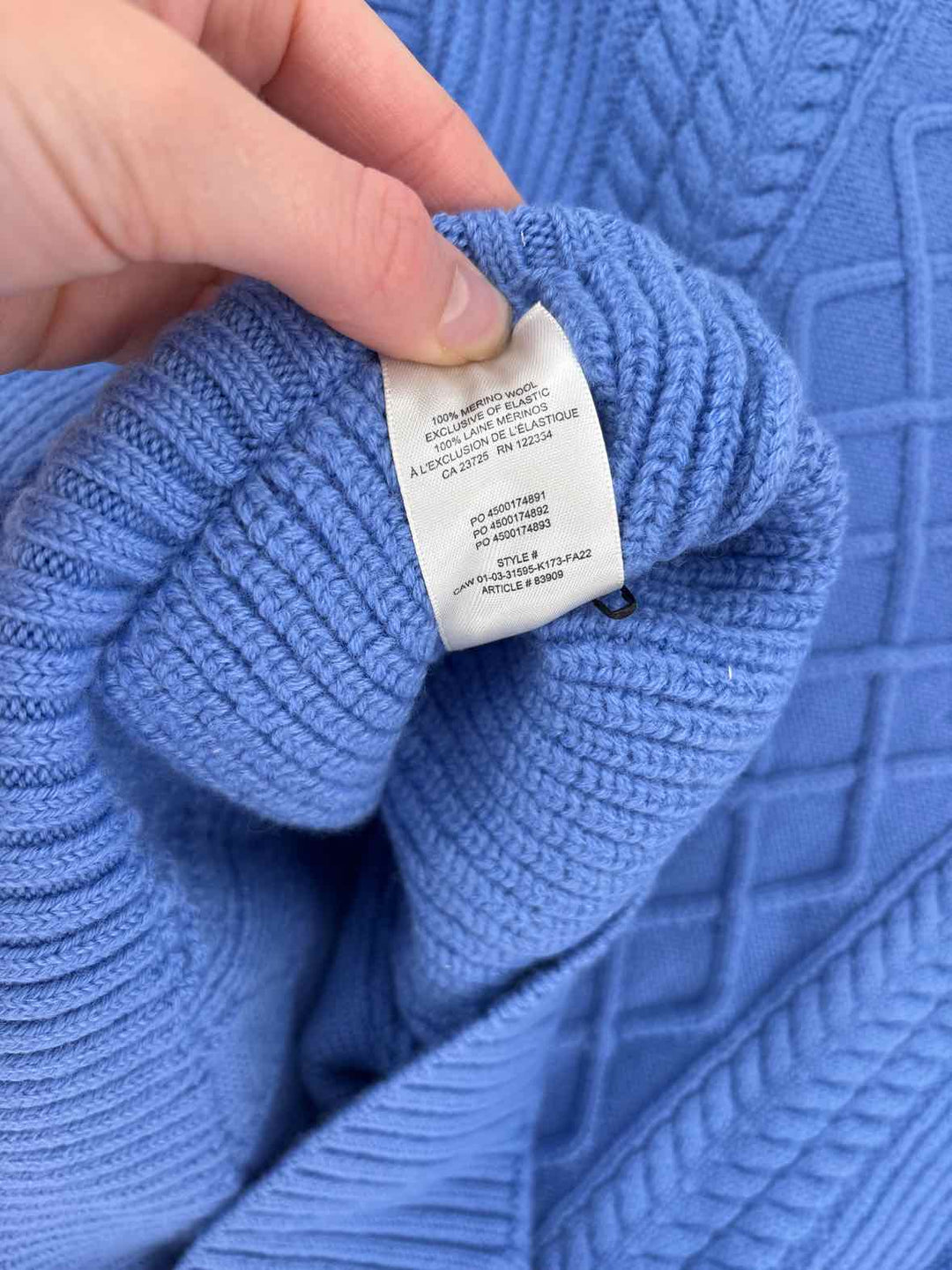 Size S Blue Sweater