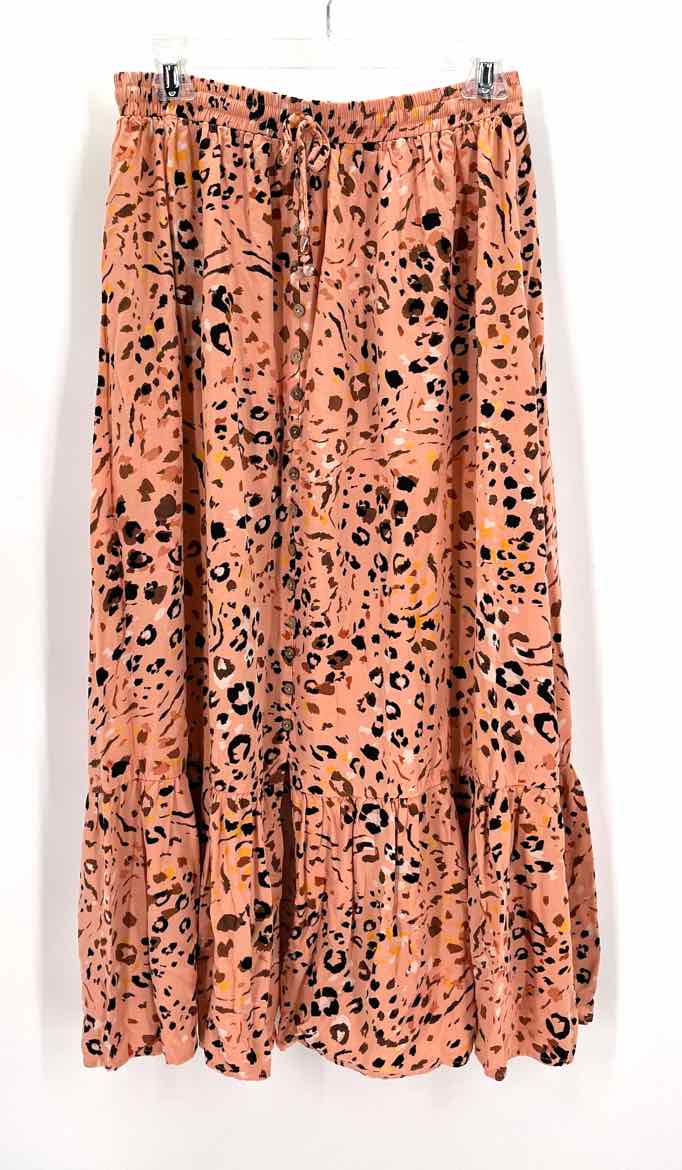 Size 6 ORANGE PRINT Skirt