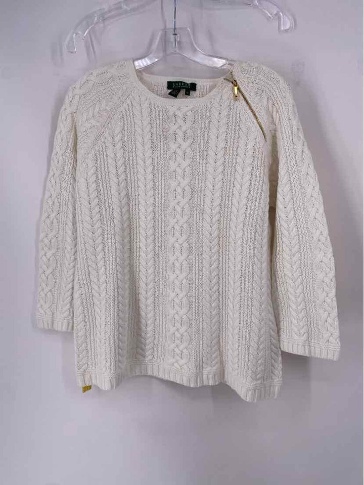 Size XL RALPH LAUREN Cream Sweater