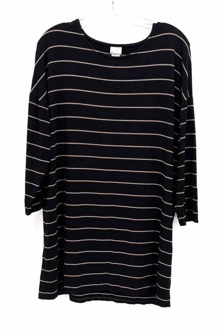 Size L Chico's Black Cotton Shirt