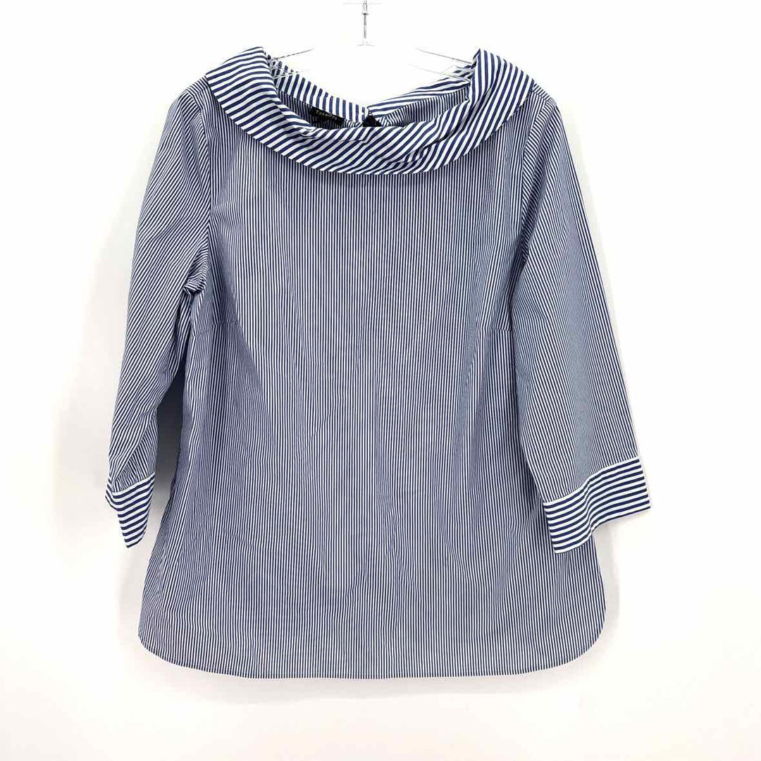 Size L Talbots Blue Shirt