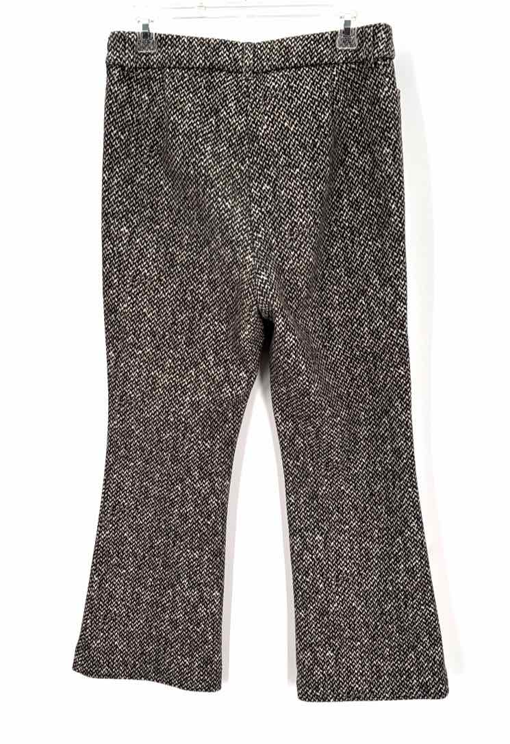 Size 8 Tory Burch Olive Tweed Polyester Pants