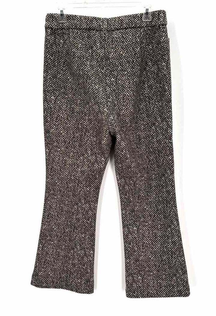 Size 8 Tory Burch Olive Tweed Polyester Pants
