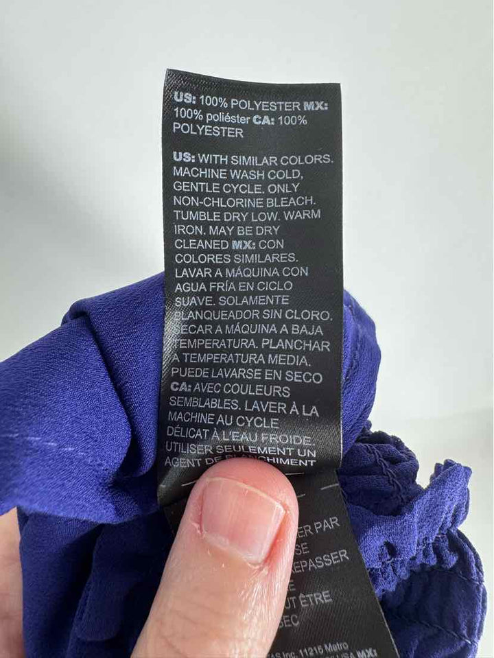 Size L White House Black Market Purple Shirt