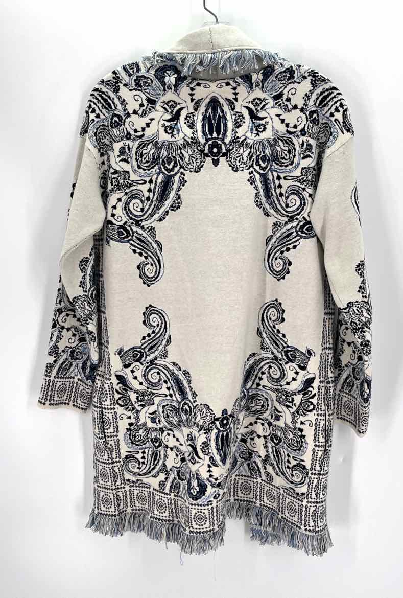 Size S Chico's Cream Knit Jacket