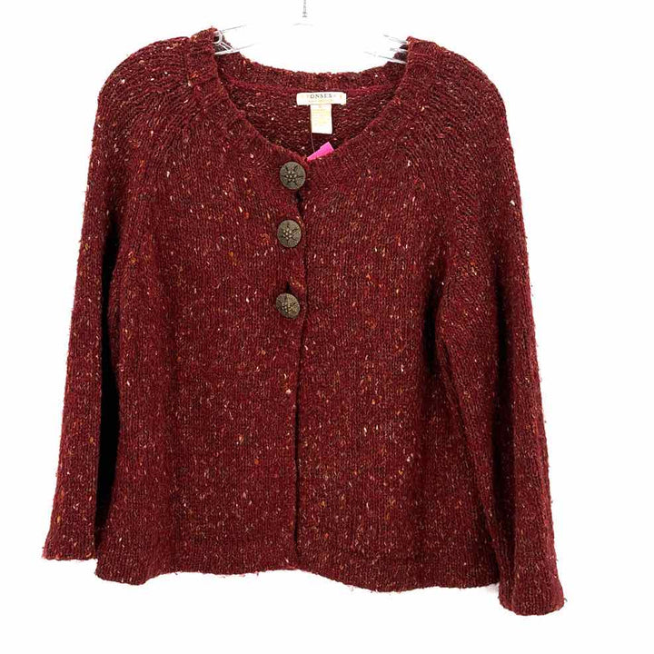 Size XL Red Knit Cardigan