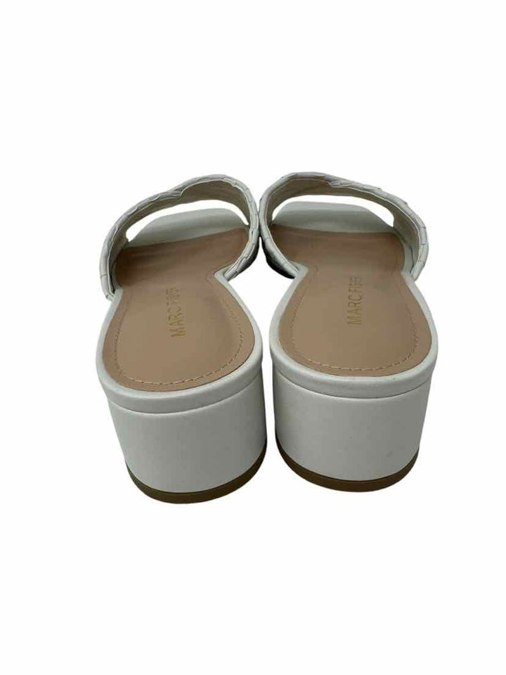 Shoe Size 7.5 MARC FISHER Cream Sandals