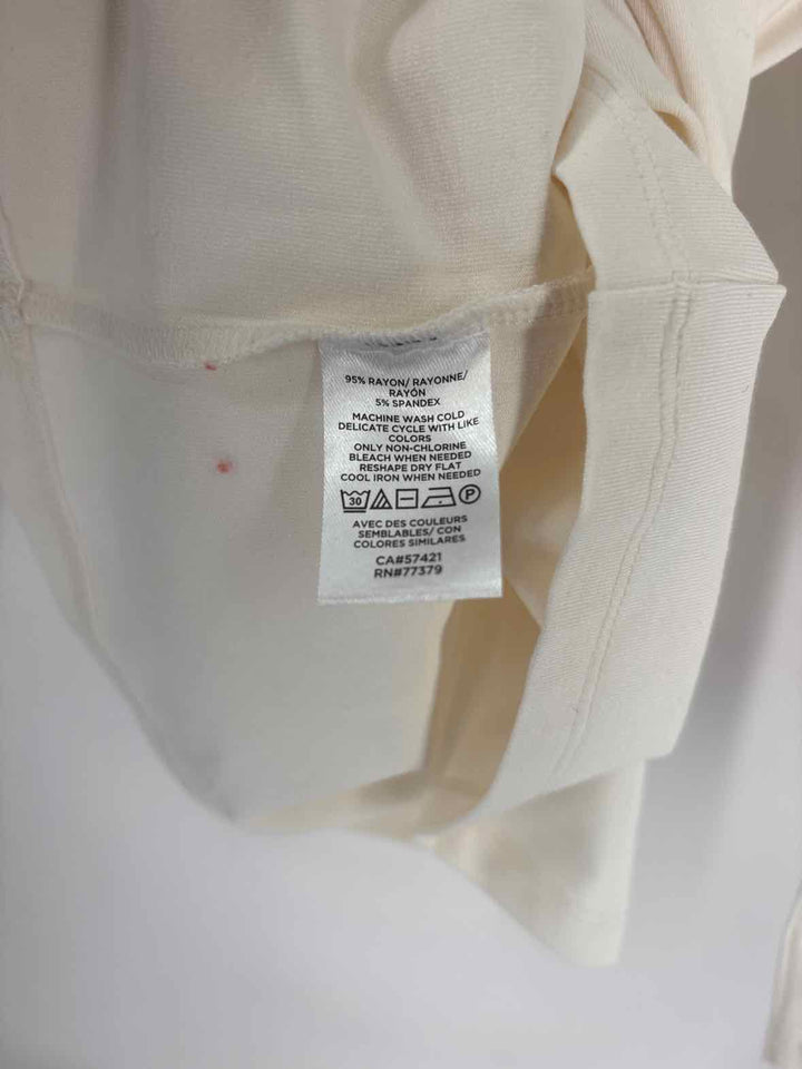 Size M Ann Taylor Cream Shirt