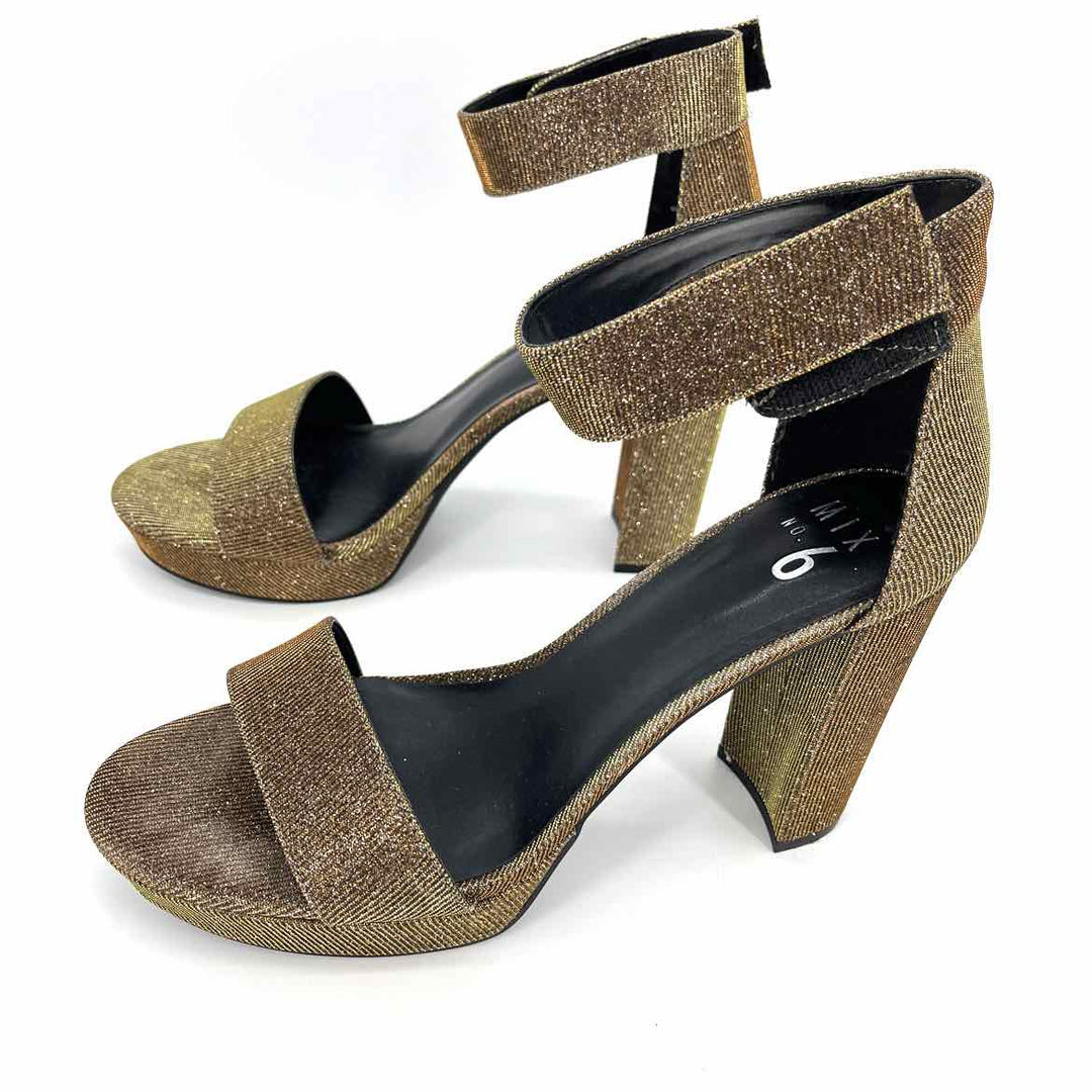 Shoe Size 11 Gold Heels