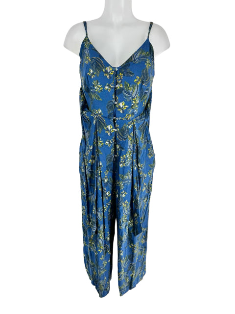Size 8 FREE PEOPLE Blue Print Dress