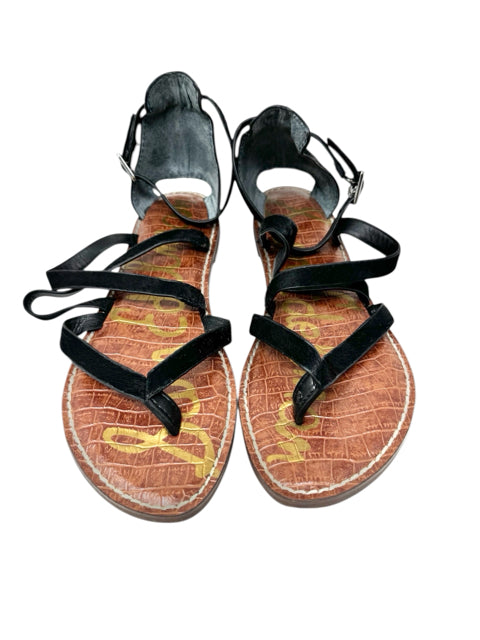 Shoe Size 8 Sam Edeleman Black Suede Sandals