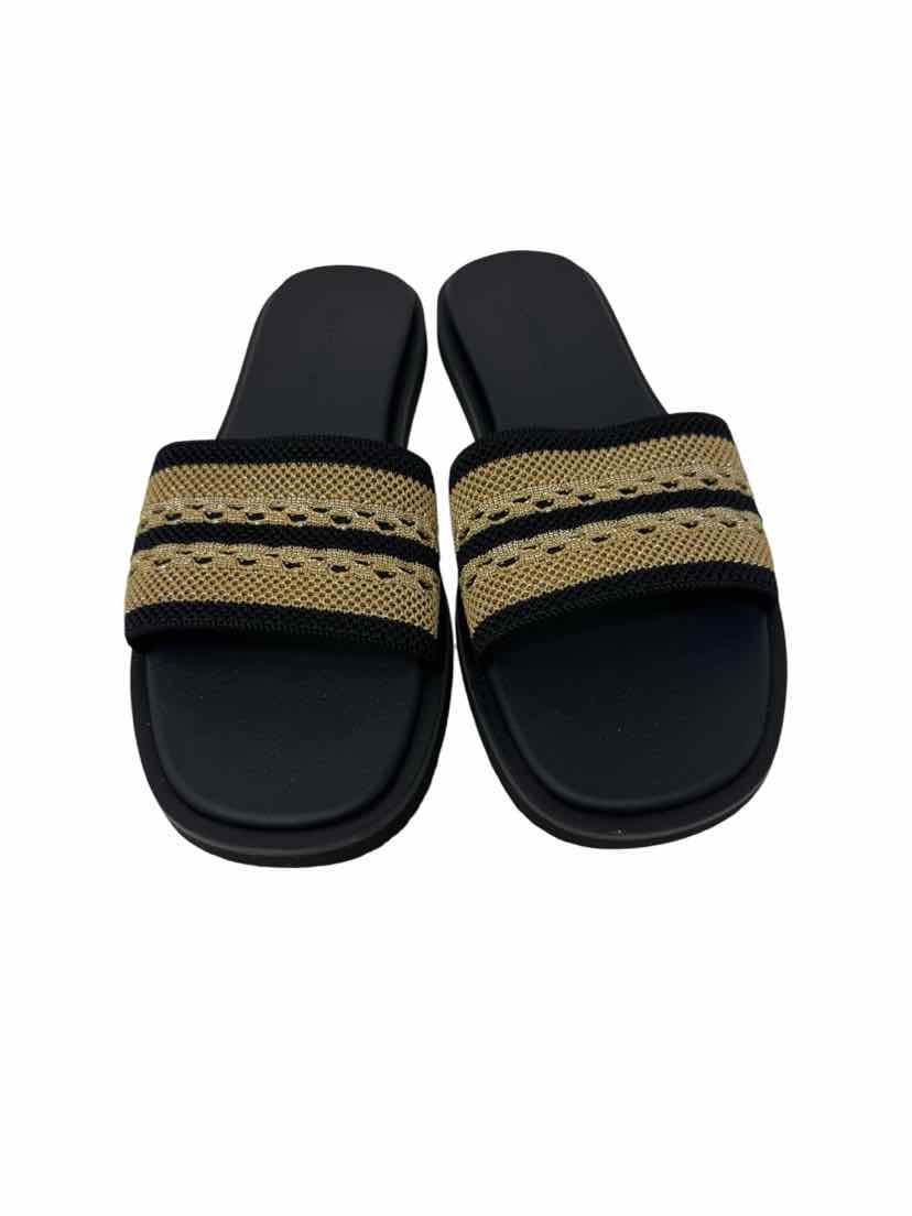 Shoe Size 9 ROTHY'S Gold Sandals