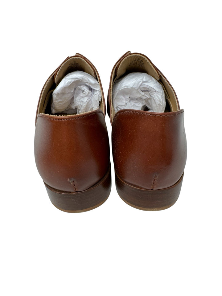Shoe Size 10 Burgundy Leather Loafers