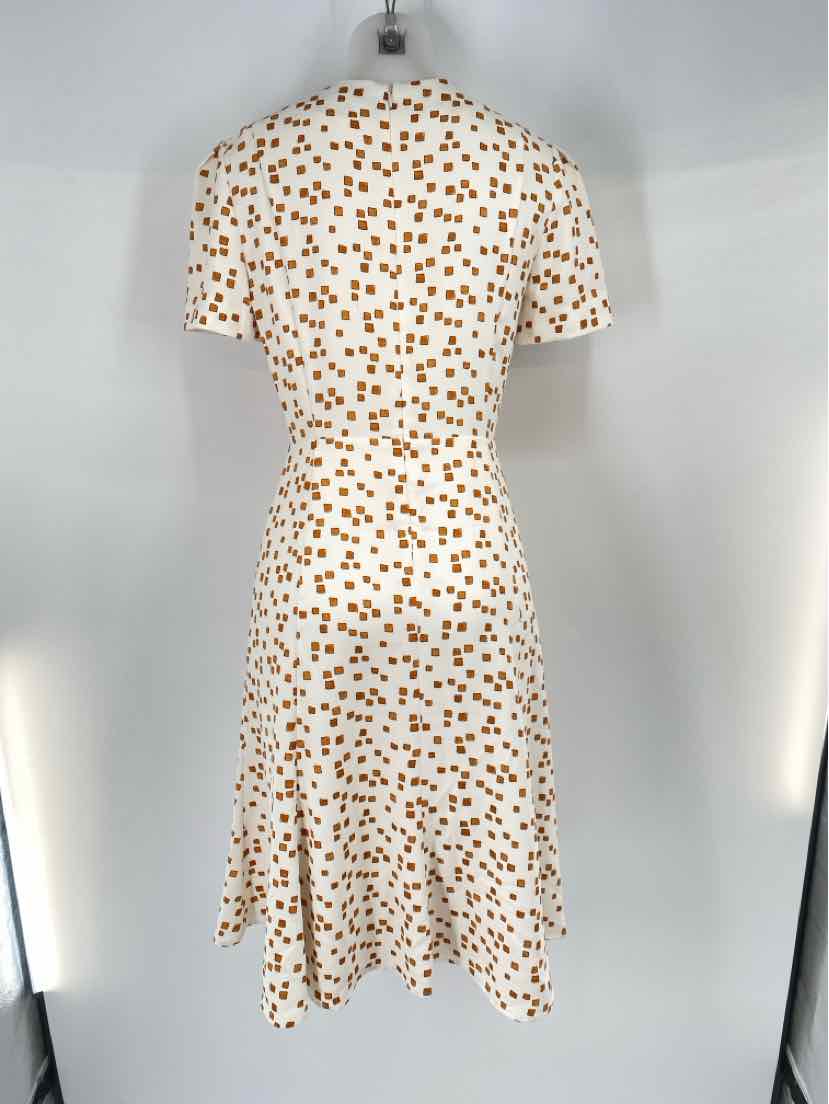 Size 4 MM LAFLEUR Cream Dress