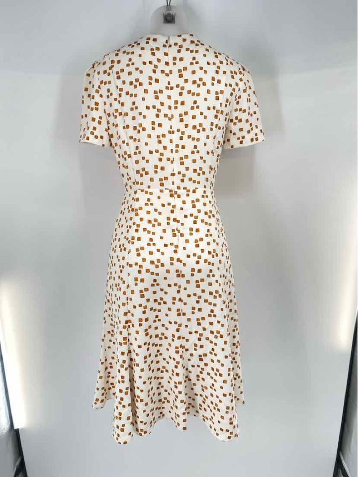 Size 4 MM LAFLEUR Cream Dress