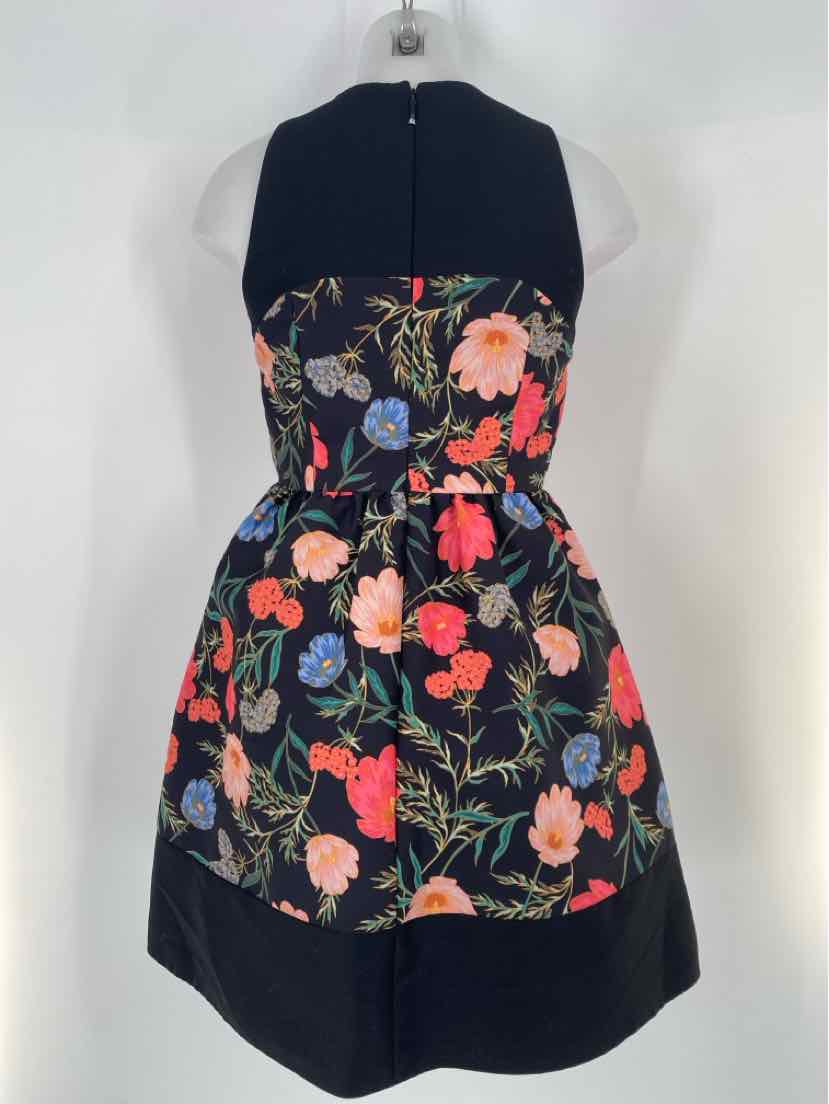 Size 2 Kate Spade Black Print Dress
