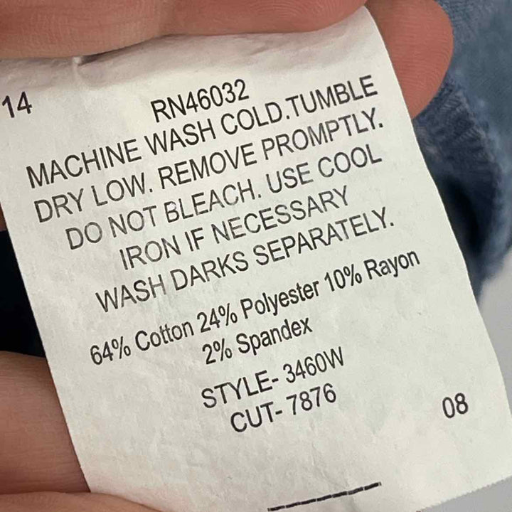 Size 1X Denim Shirt