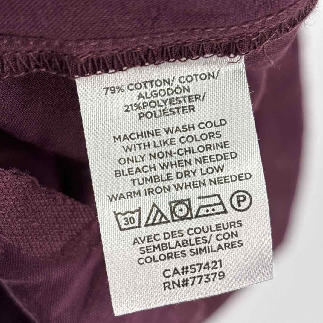Size L Ann Taylor Burgundy Shirt