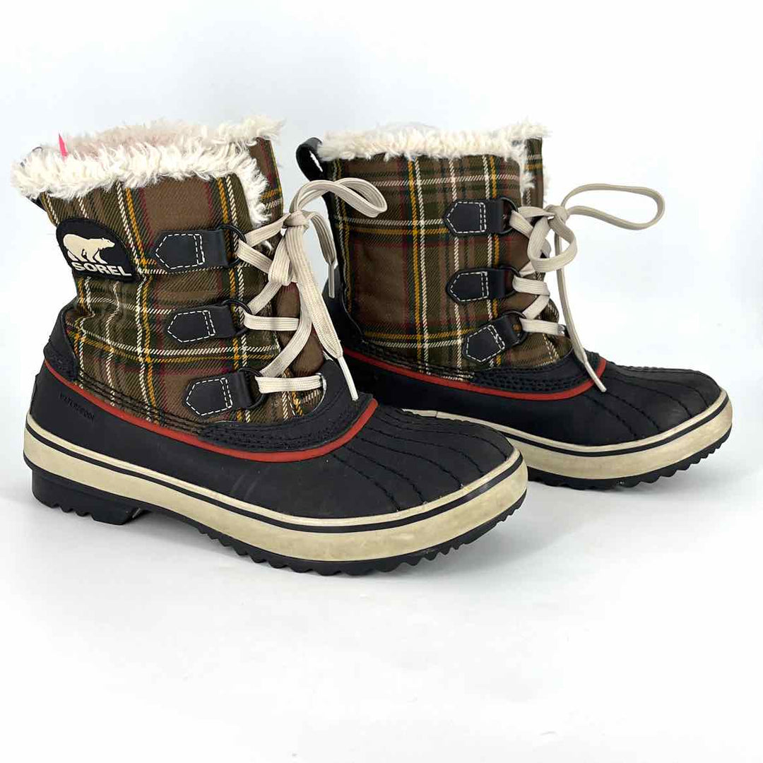 Shoe Size 6.5 Sorel Black Fleece Boots