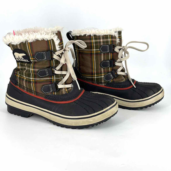 Shoe Size 6.5 Sorel Black Fleece Boots