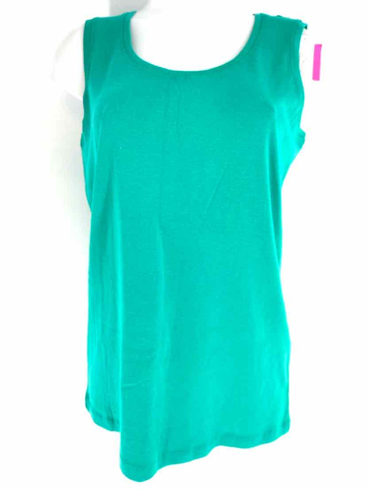 Size L Chico's Green Shirt