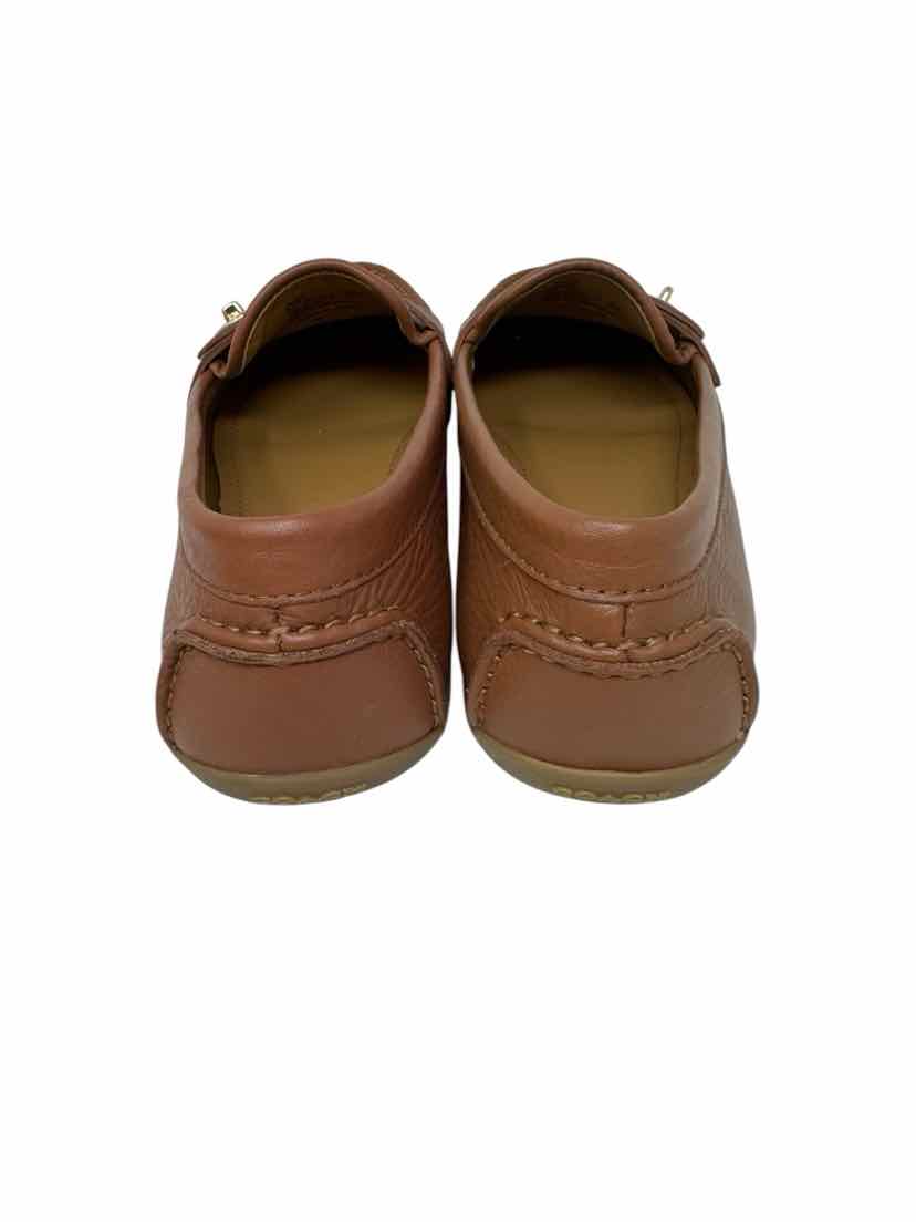 Shoe Size 8.5 Coach Tan Leather Loafers