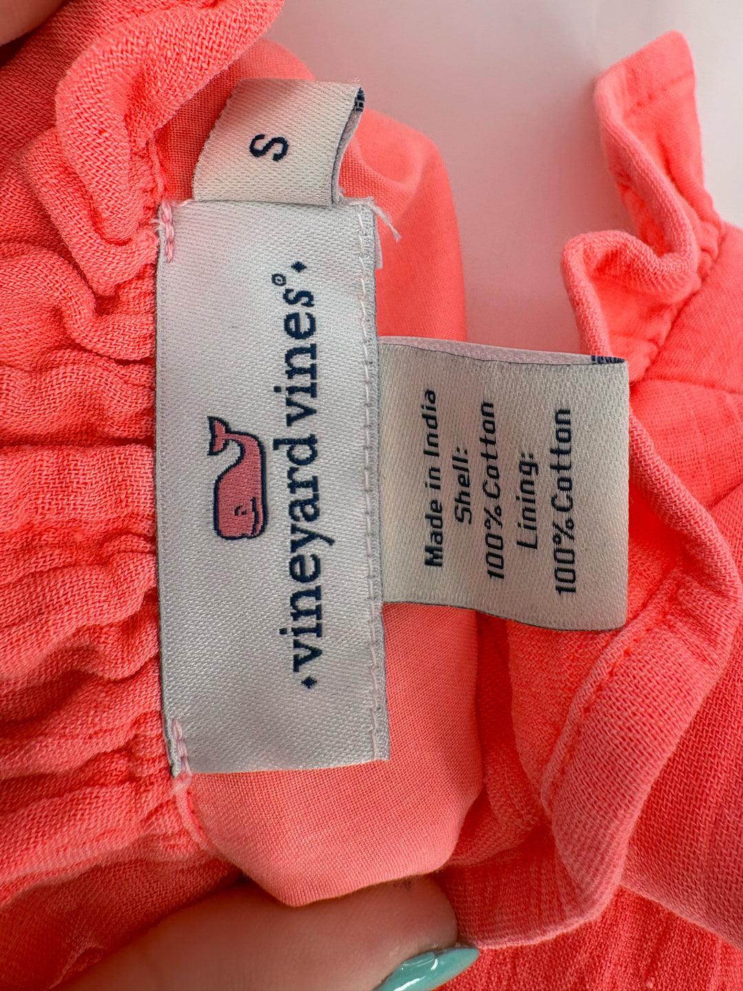 Size M Vineyard Vines Coral Dress