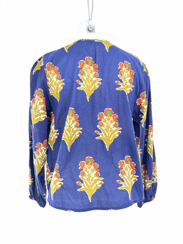 Size M THML Navy Print Shirt
