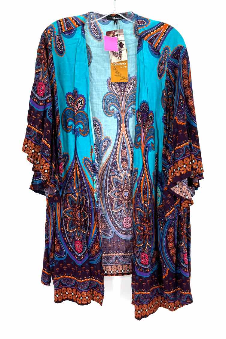 Size 1X Multi-Color Cardigan
