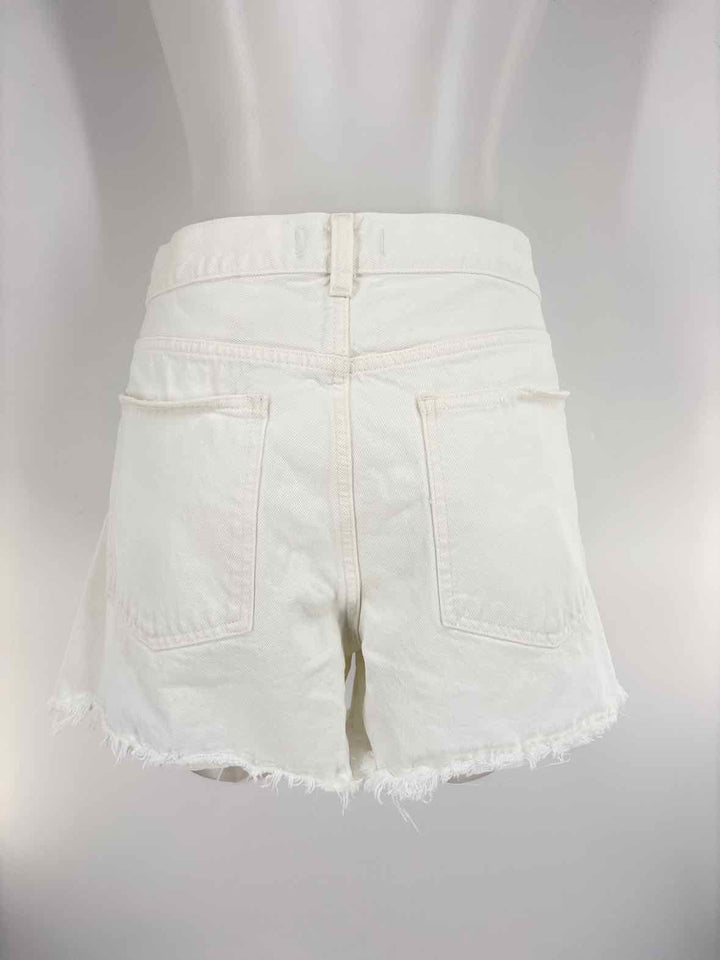 Size 32 MADEWELL White Shorts