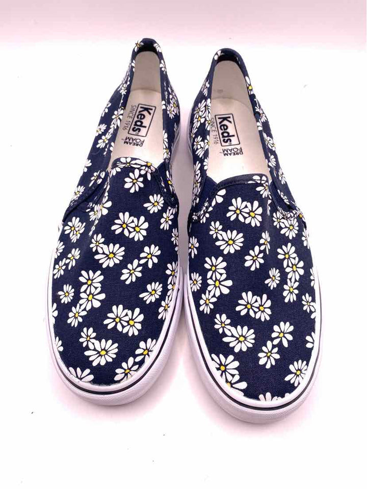 Shoe Size 7.5 Keds Navy Flats