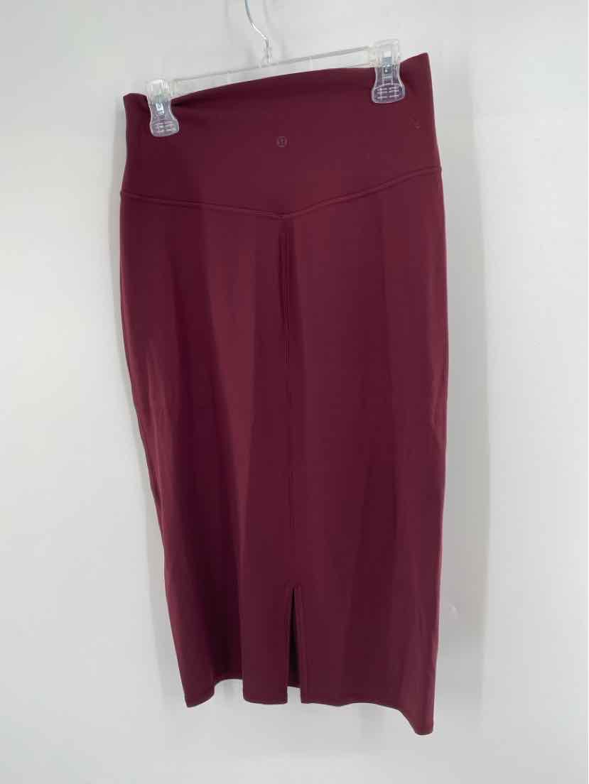 Size 10 Lululemon Burgundy Skirt