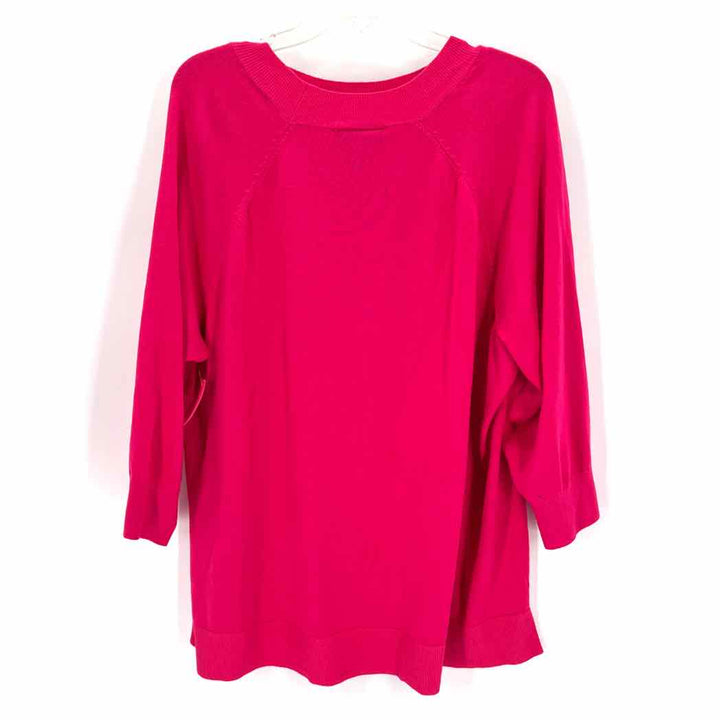 Size 22/24 LANE BRYANT Hot Pink Knit Sweater
