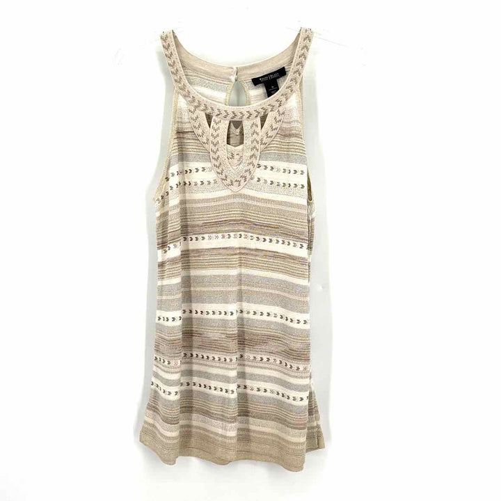 Size M White House Black Market Gold Shirt