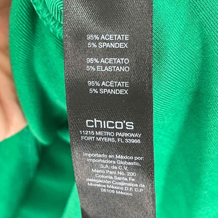 Size XL Chico's Green Shirt