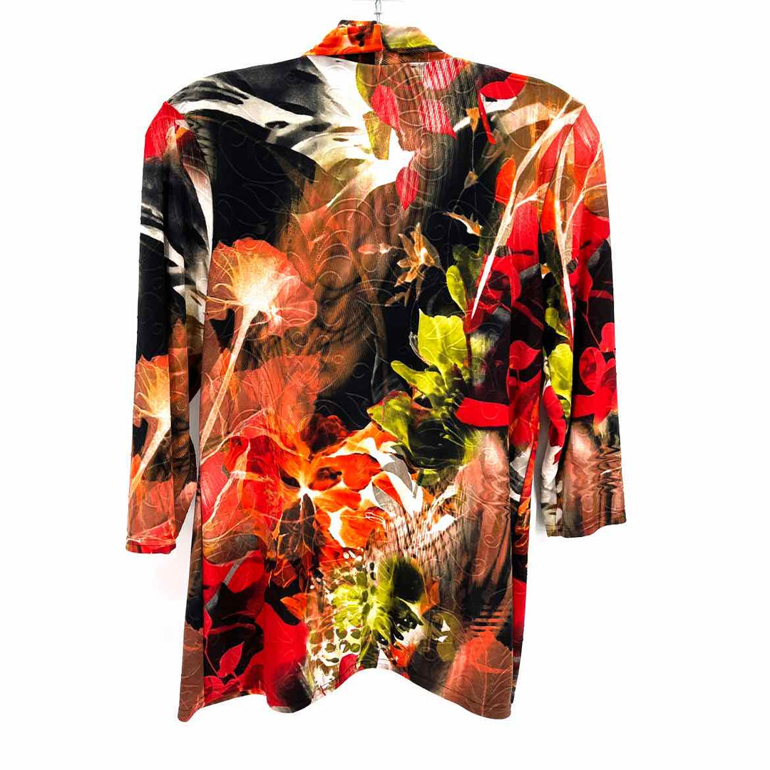 Size S PECK & PECK Multi-Color Cardigan