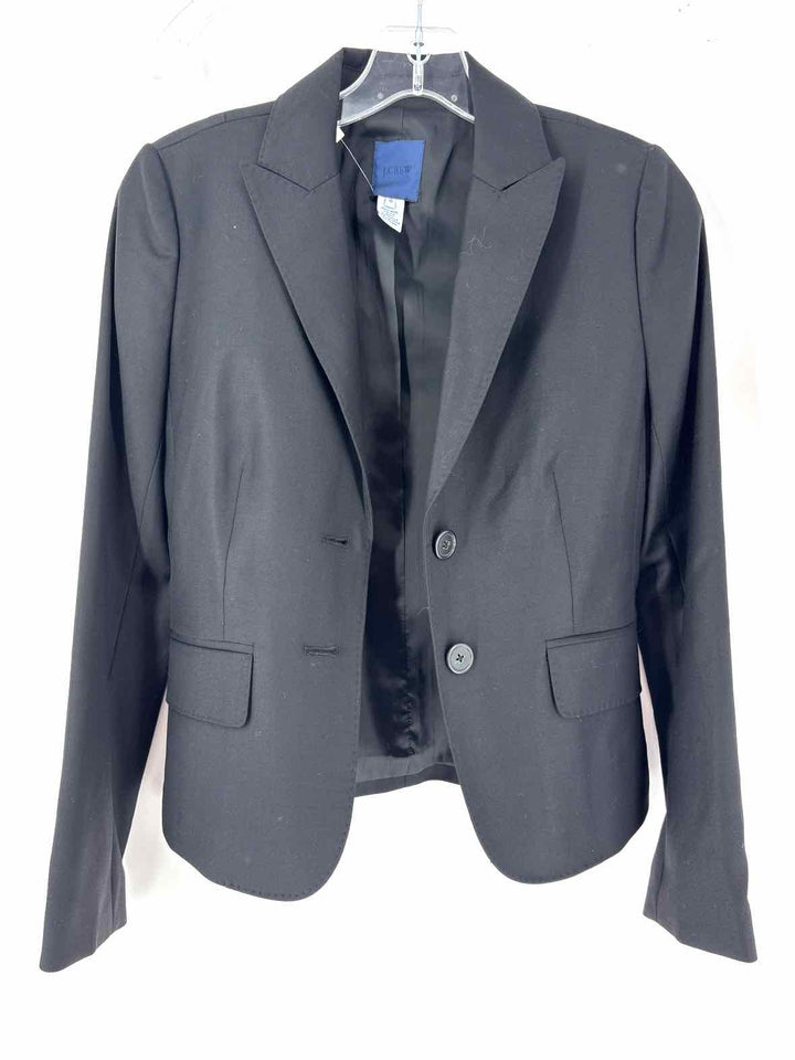 Size 0 J Crew Black Blazer